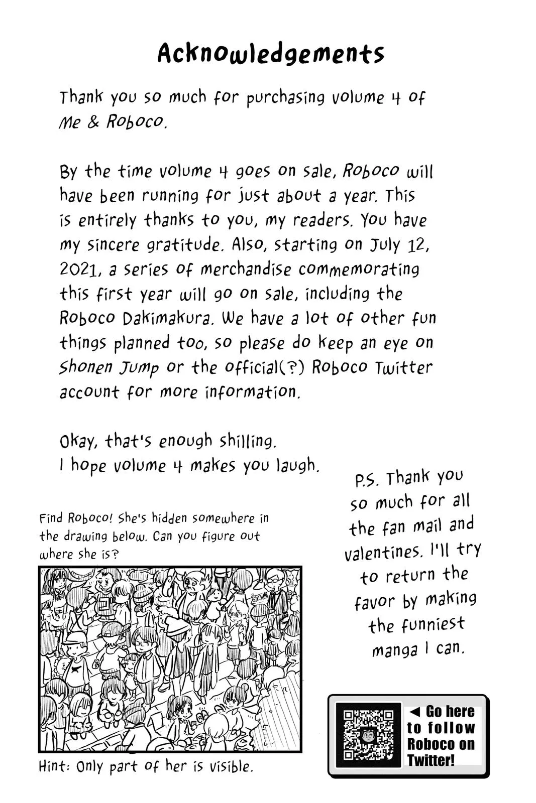 Read Me and Roboco Manga Online