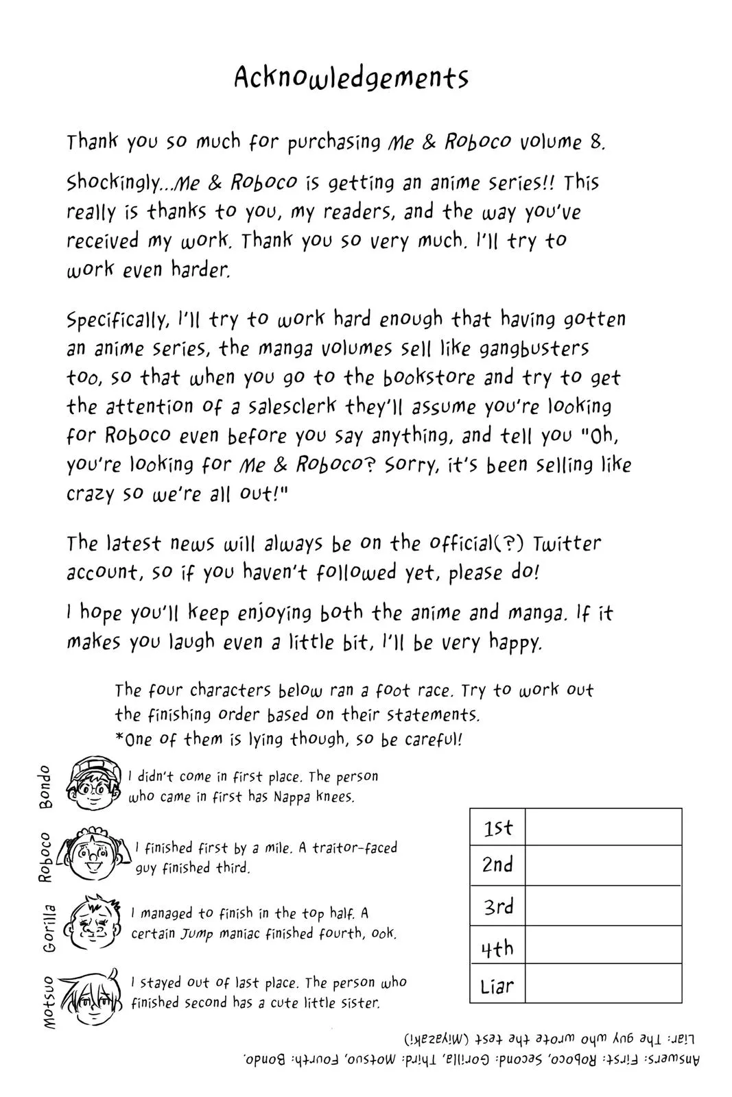 Read Me and Roboco Manga Online