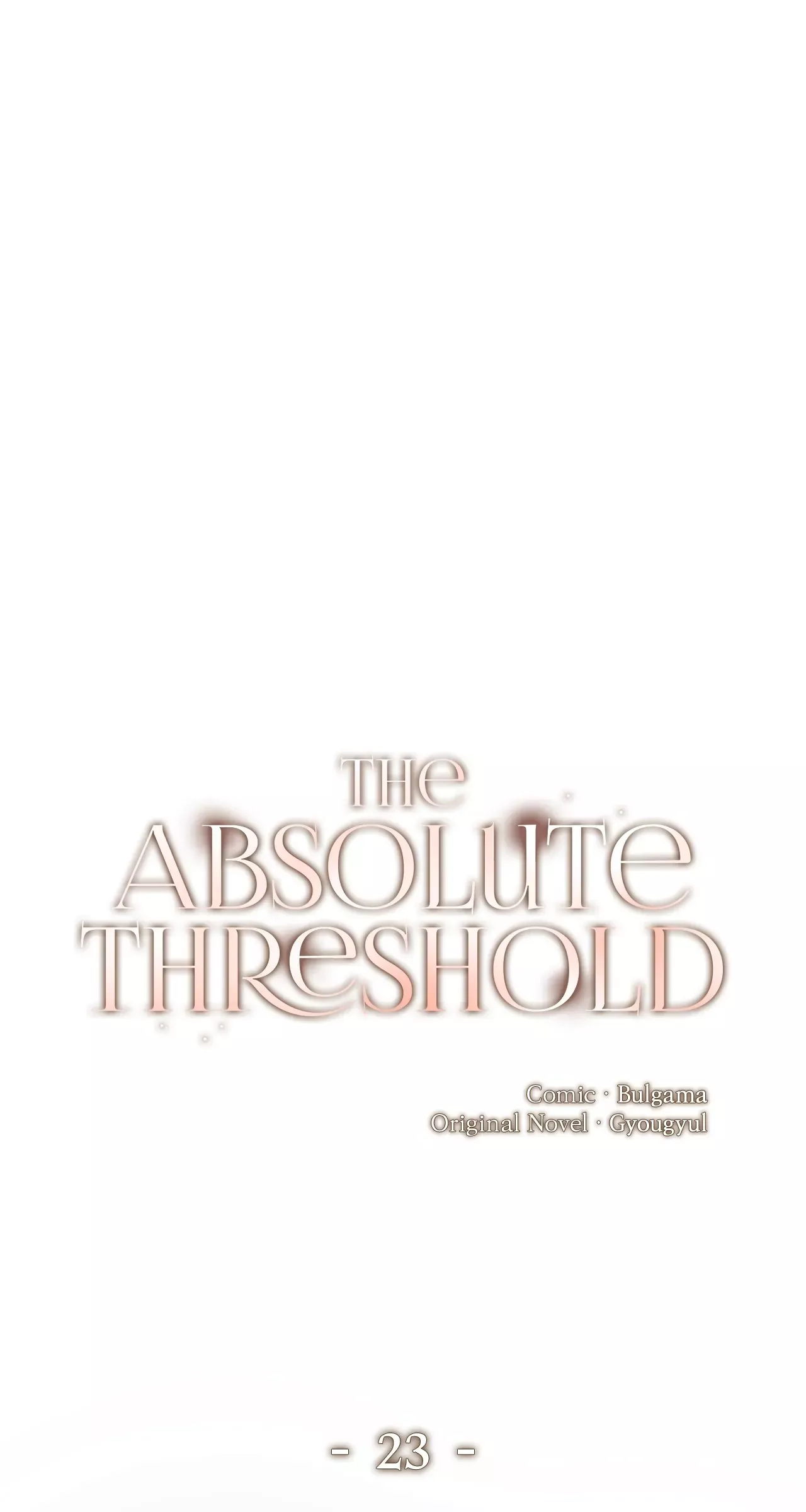 Read The Absolute Threshold Manga Online