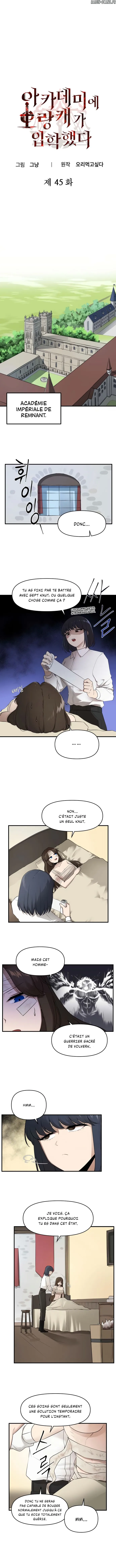 Read A Barbarian Was Admitted to the Academy FR Manga Online