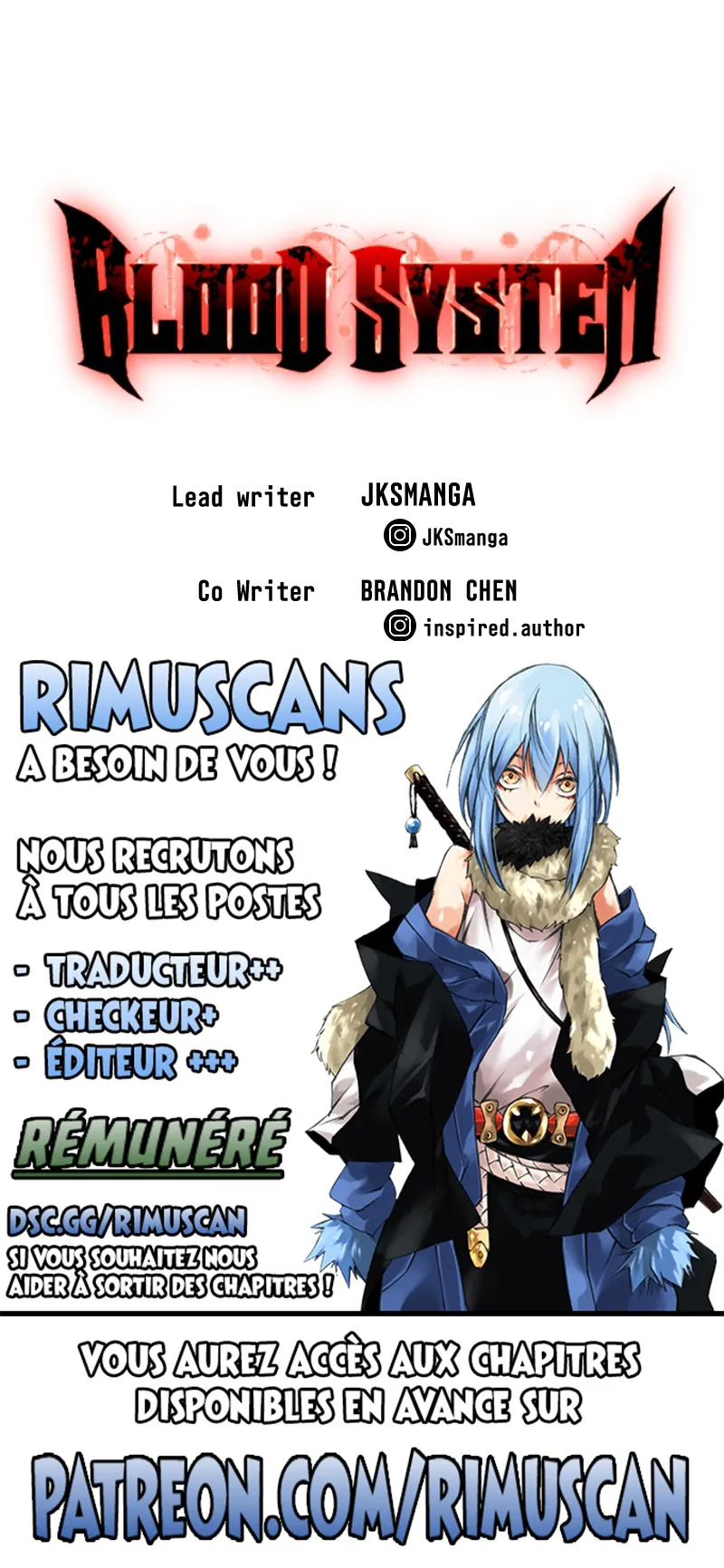 Read Blood System FR Manga Online