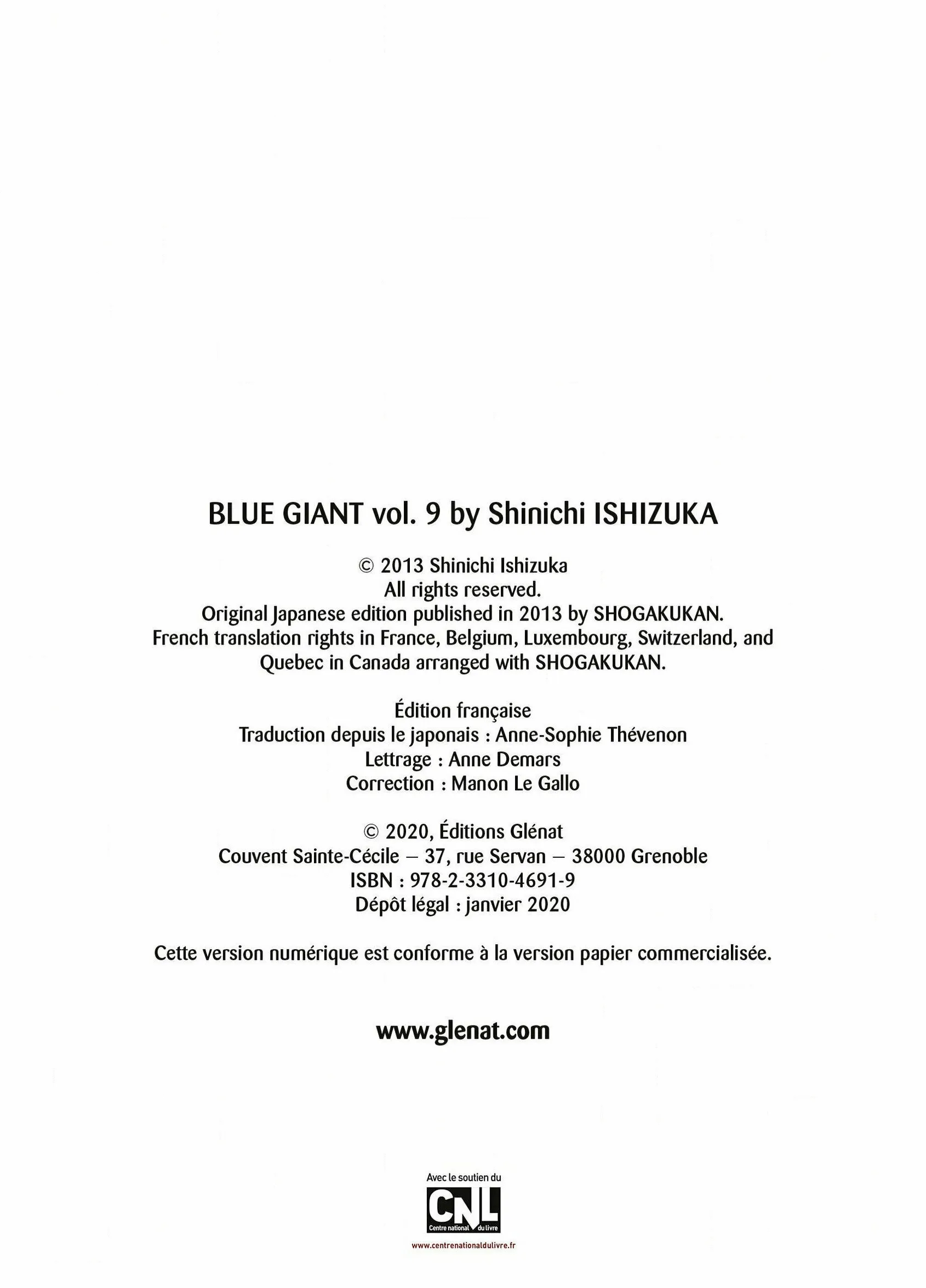 Read Blue Giant FR Manga Online