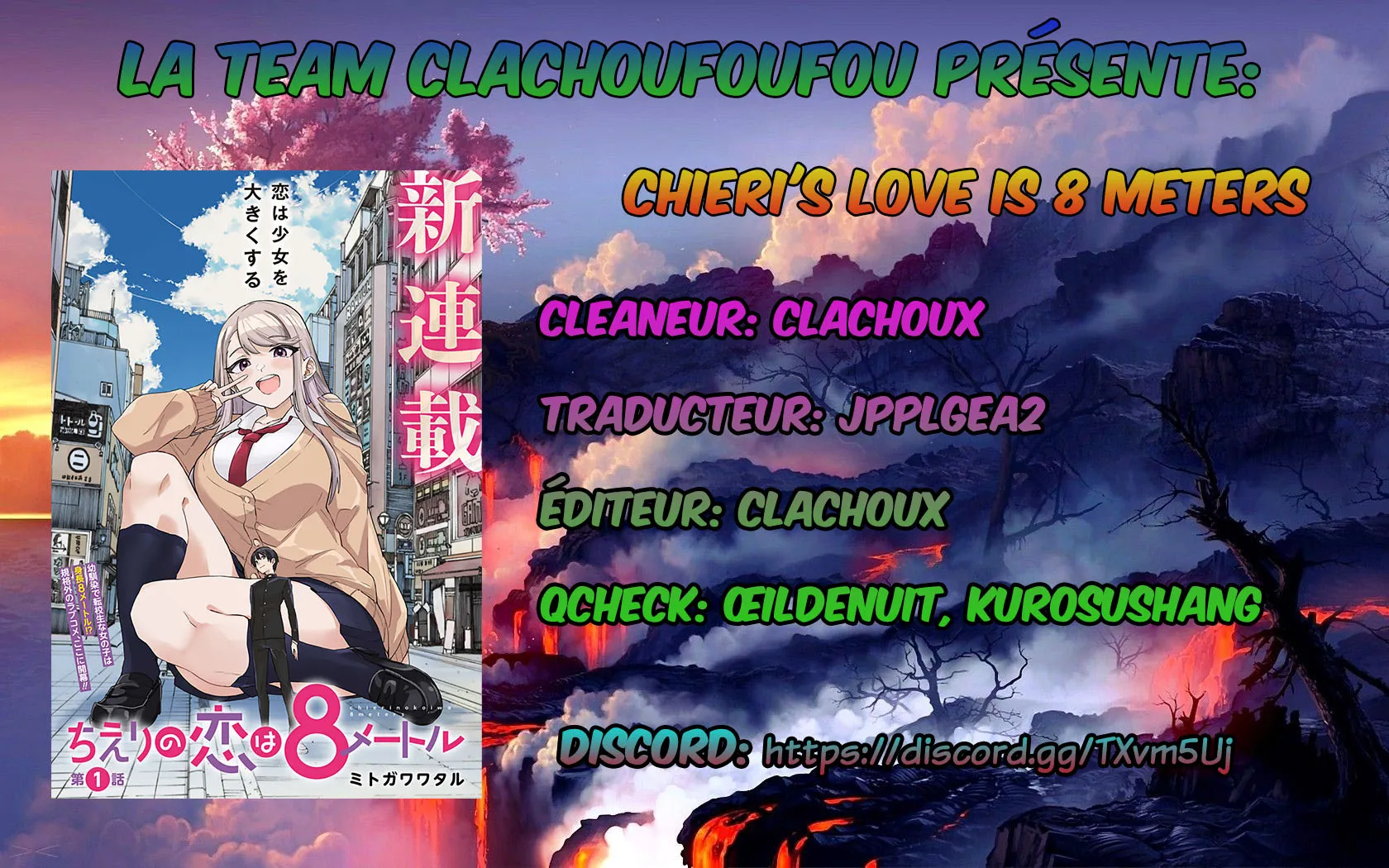 Read Chieri’s Love Is 8 Meters FR Manga Online