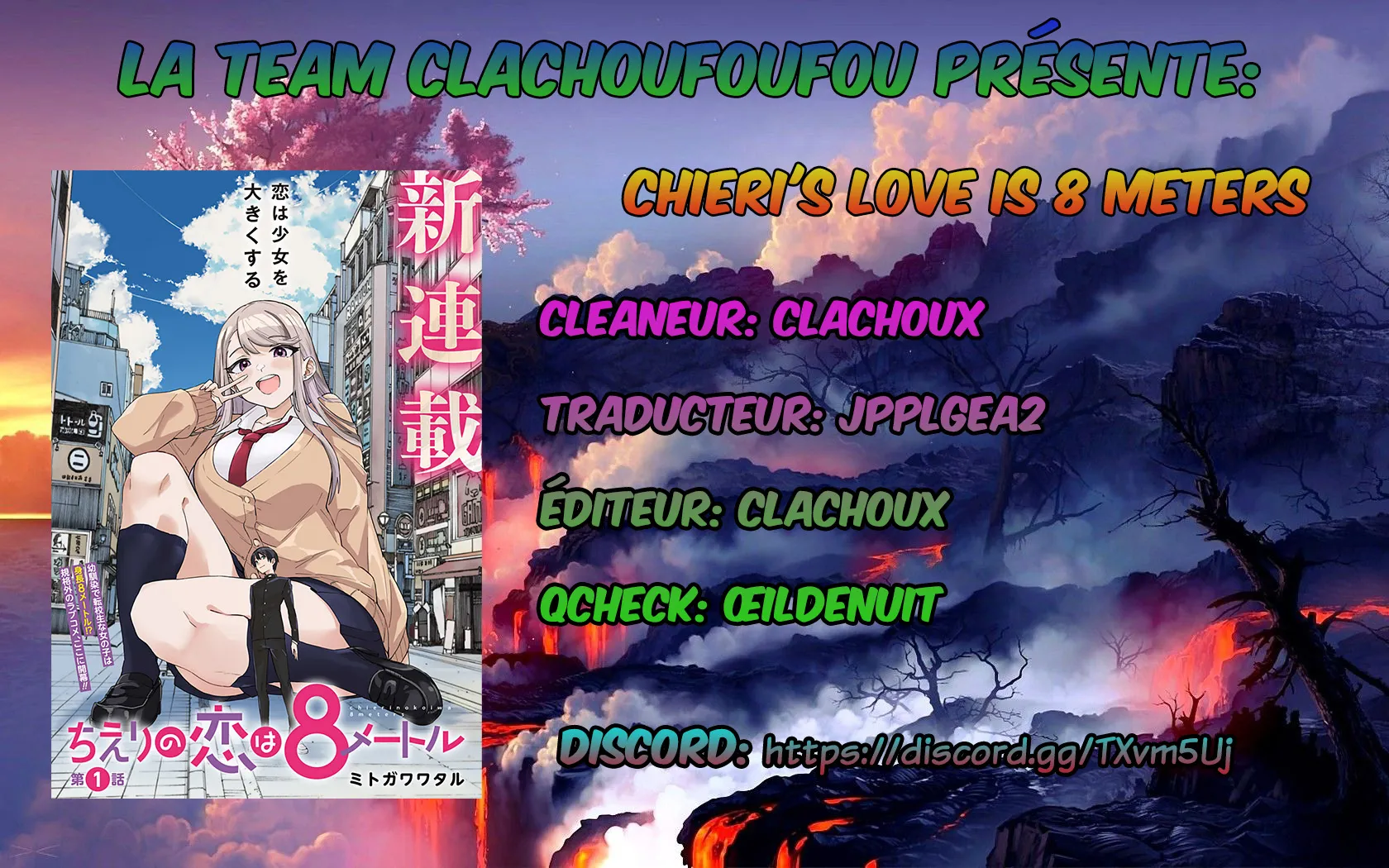 Read Chieri’s Love Is 8 Meters FR Manga Online