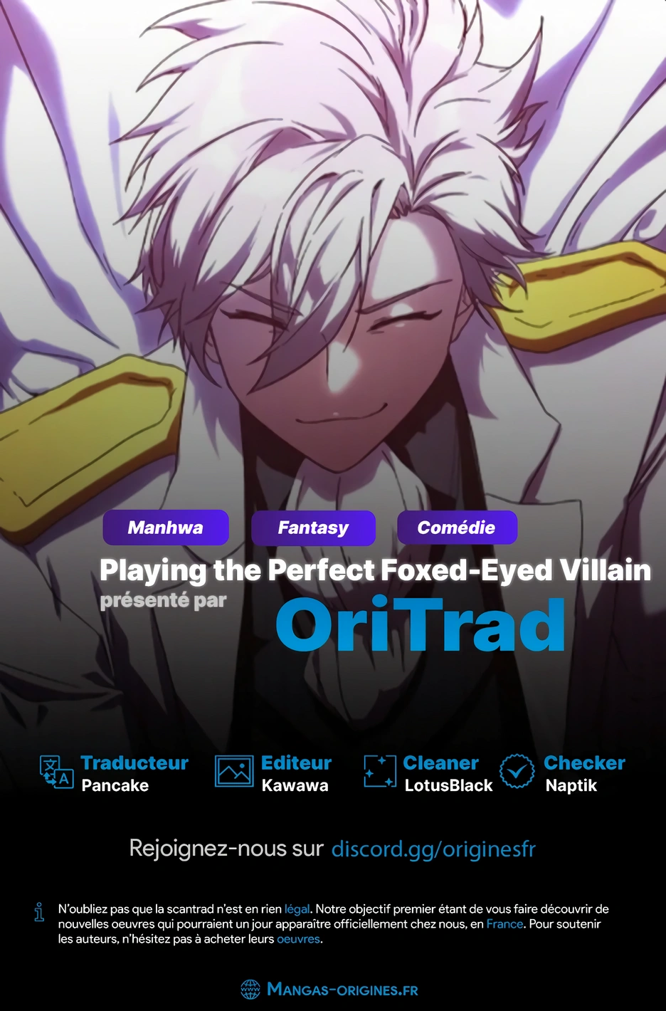 Read Playing the Perfect Fox-Eyed Villain FR Manga Online