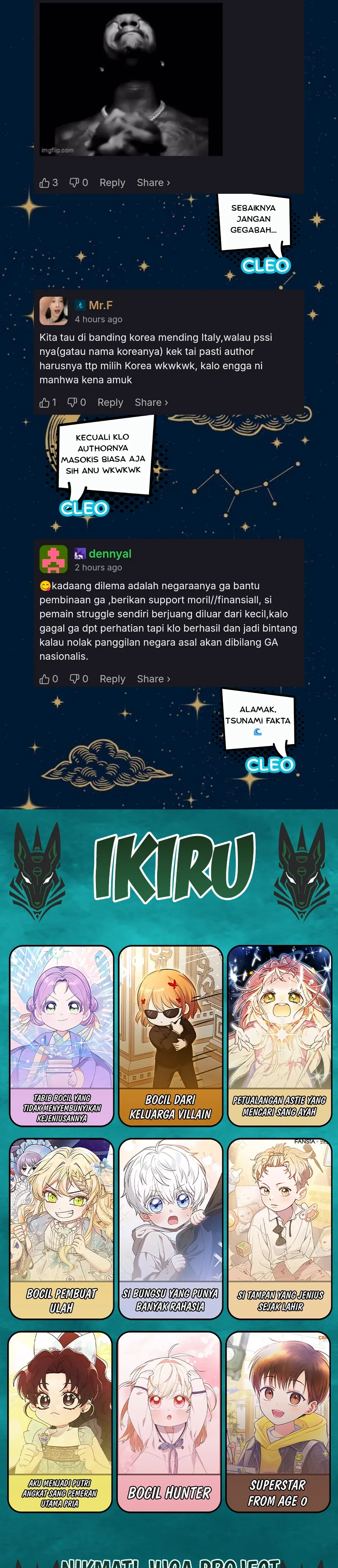 Read Aku Disangka Pemain Bola Yang Jenius ID Manga Online