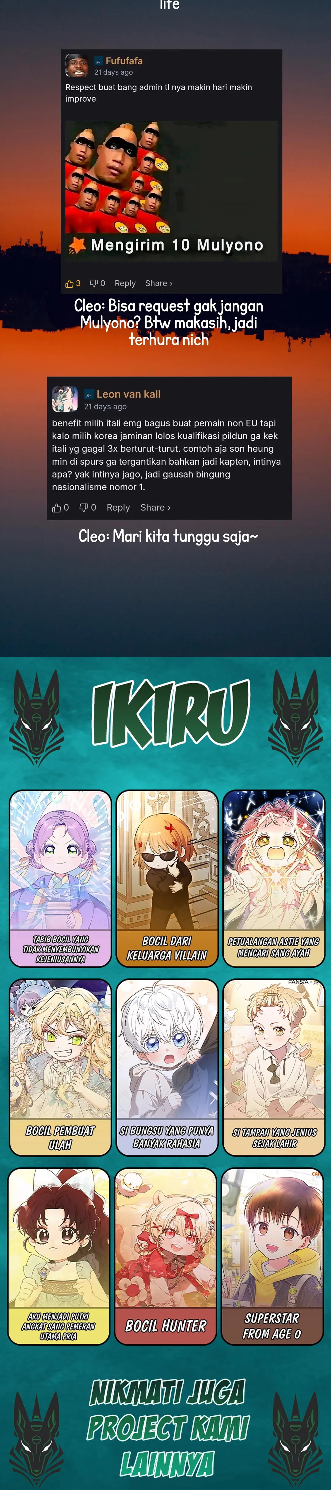 Read Aku Disangka Pemain Bola Yang Jenius ID Manga Online