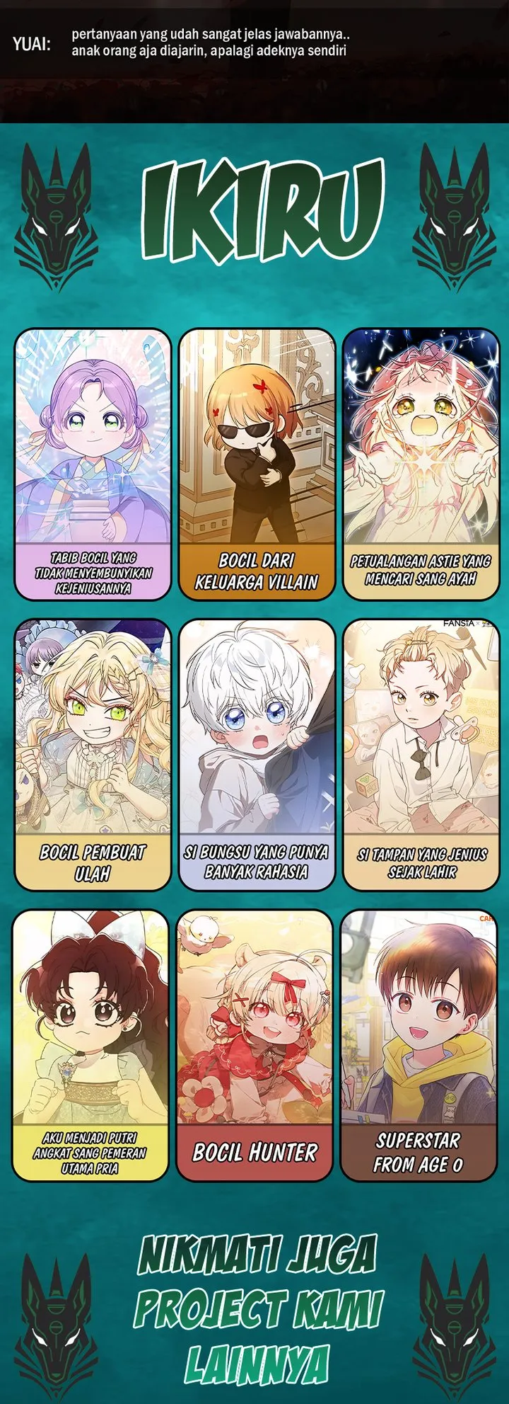 Read Aku Menjadi Putri Angkat Sang Pemeran Utama Pria ID Manga Online