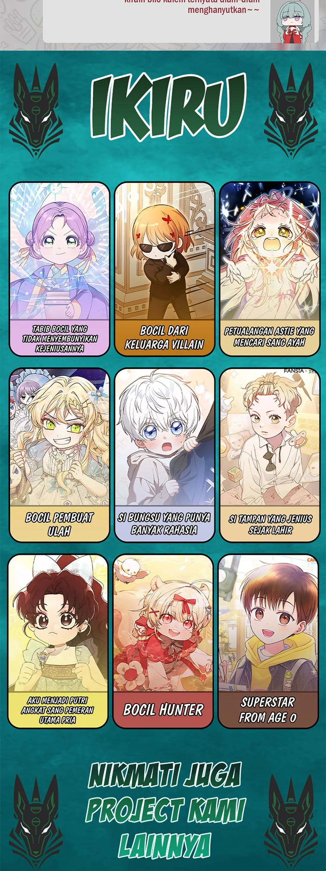 Read Aku Menjadi Putri Angkat Sang Pemeran Utama Pria ID Manga Online