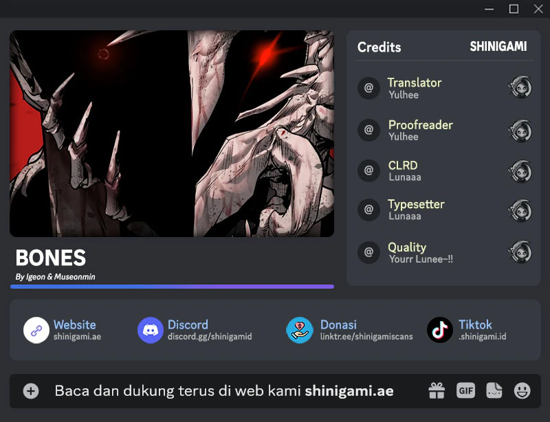 Read Bones ID Manga Online