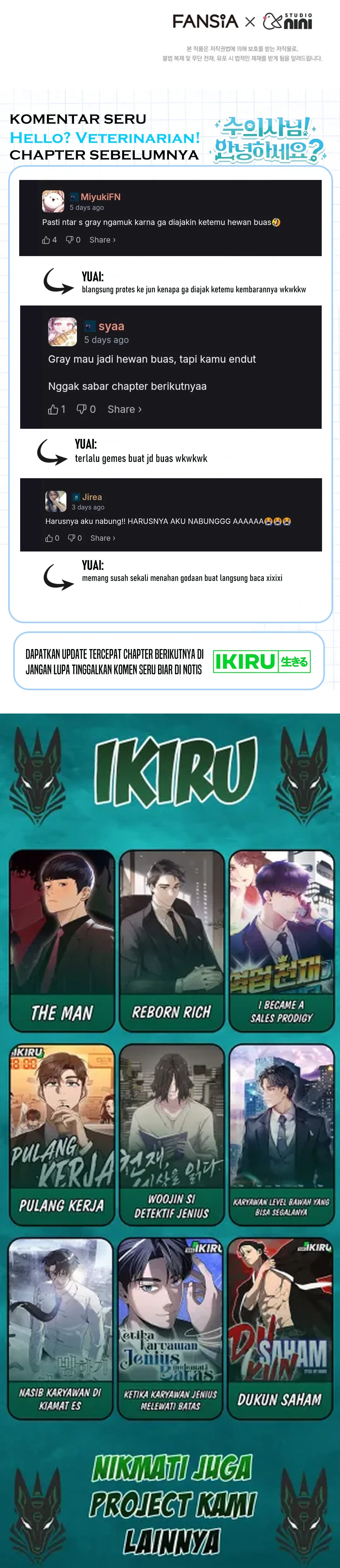 Read Hello Mr. Veterinarian ID Manga Online