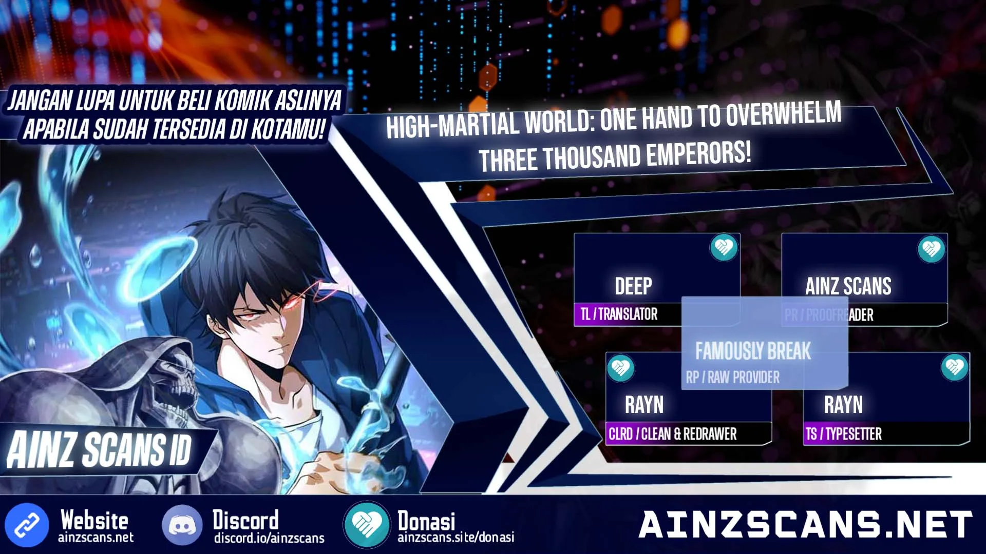 Read High-Martial World: One Hand to Overwhelm Three Thousand Emperors ID Manga Online