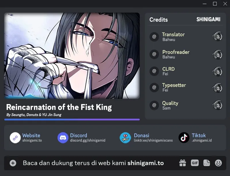 Read Reincarnation of the Fist King ID Manga Online