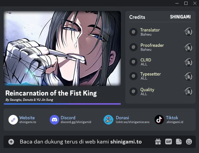 Read Reincarnation of the Fist King ID Manga Online