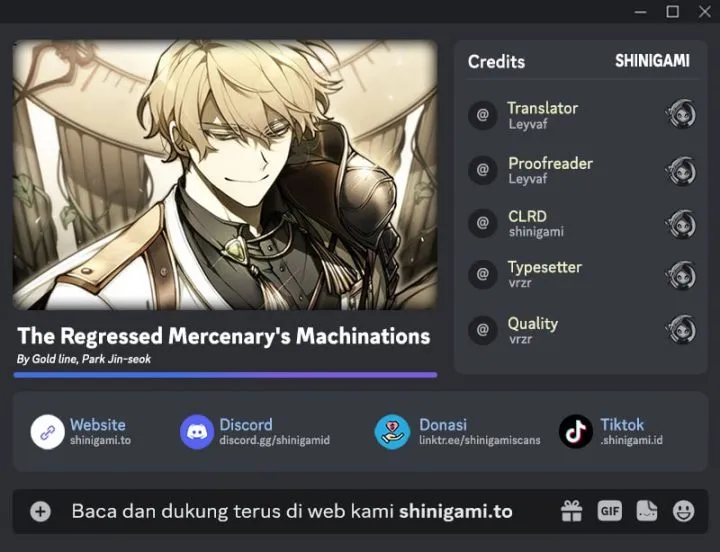 Read The Regressed Mercenary Has a Plan ID Manga Online