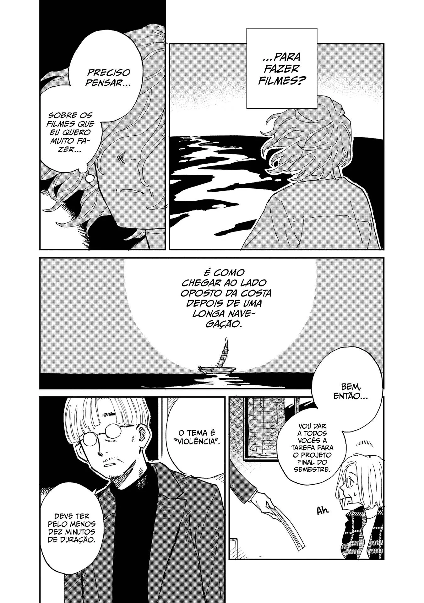 Read The Credits Roll into the Sea PT-BR Manga Online