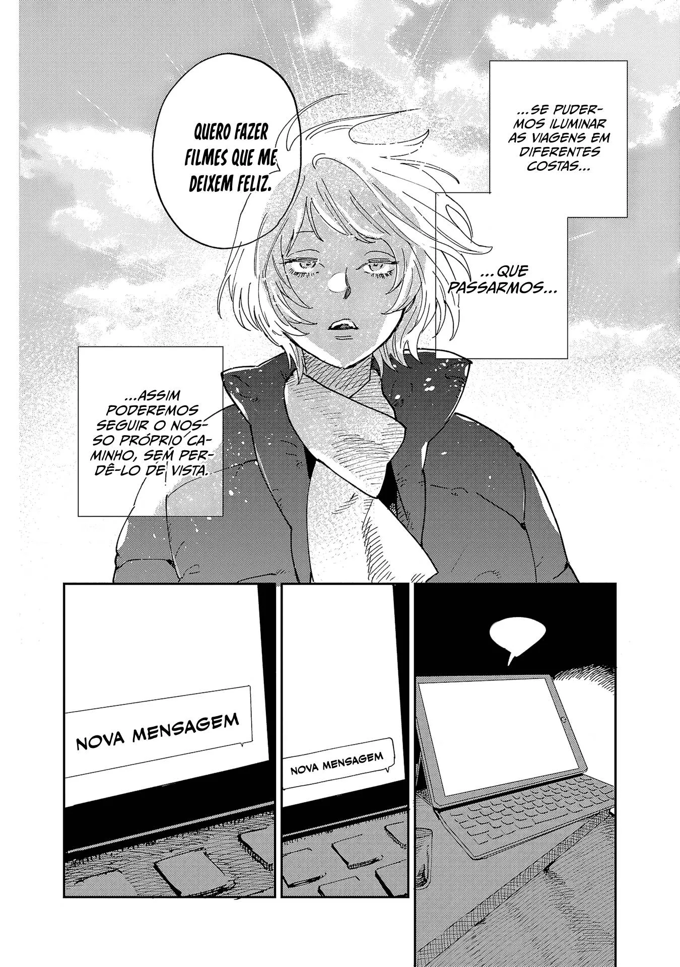 Read The Credits Roll into the Sea PT-BR Manga Online