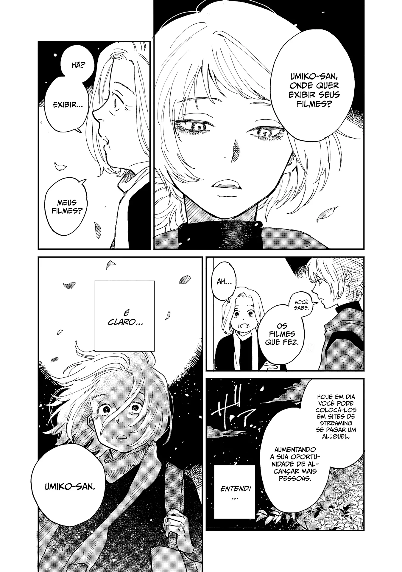 Read The Credits Roll into the Sea PT-BR Manga Online