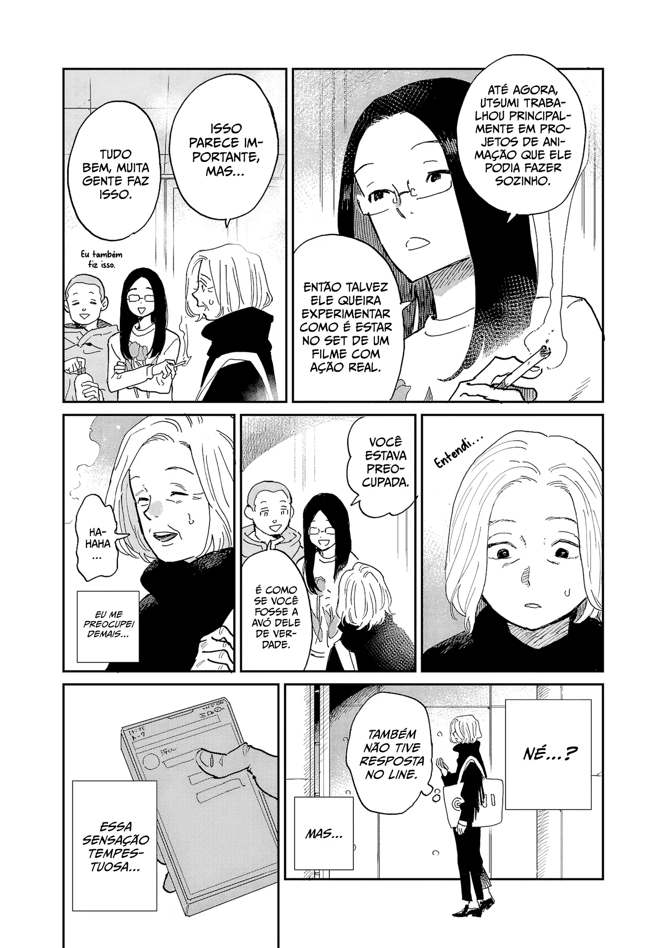 Read The Credits Roll into the Sea PT-BR Manga Online