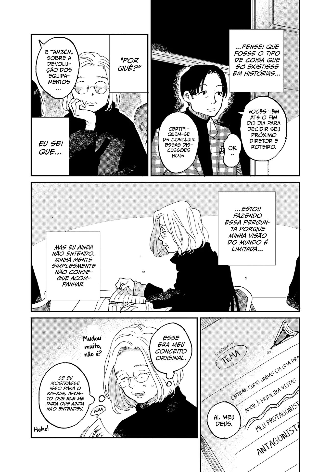 Read The Credits Roll into the Sea PT-BR Manga Online